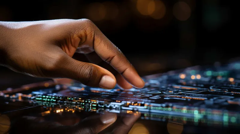 Technology professional reviewing documentation — due diligence in IT consultant selection